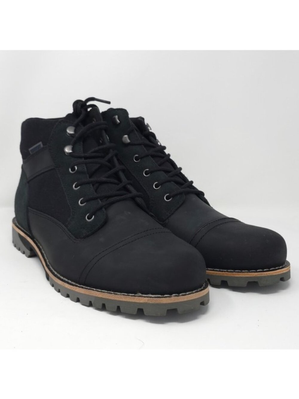 Territory Brute Black Lace-Up Waterproof Winter Boots 12M - Picture 2 of 10